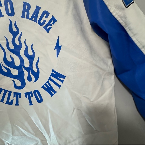 Refinery Republic jacket, "Maximus Racer" model, white and blue. Size M. - Picture 13 of 16
